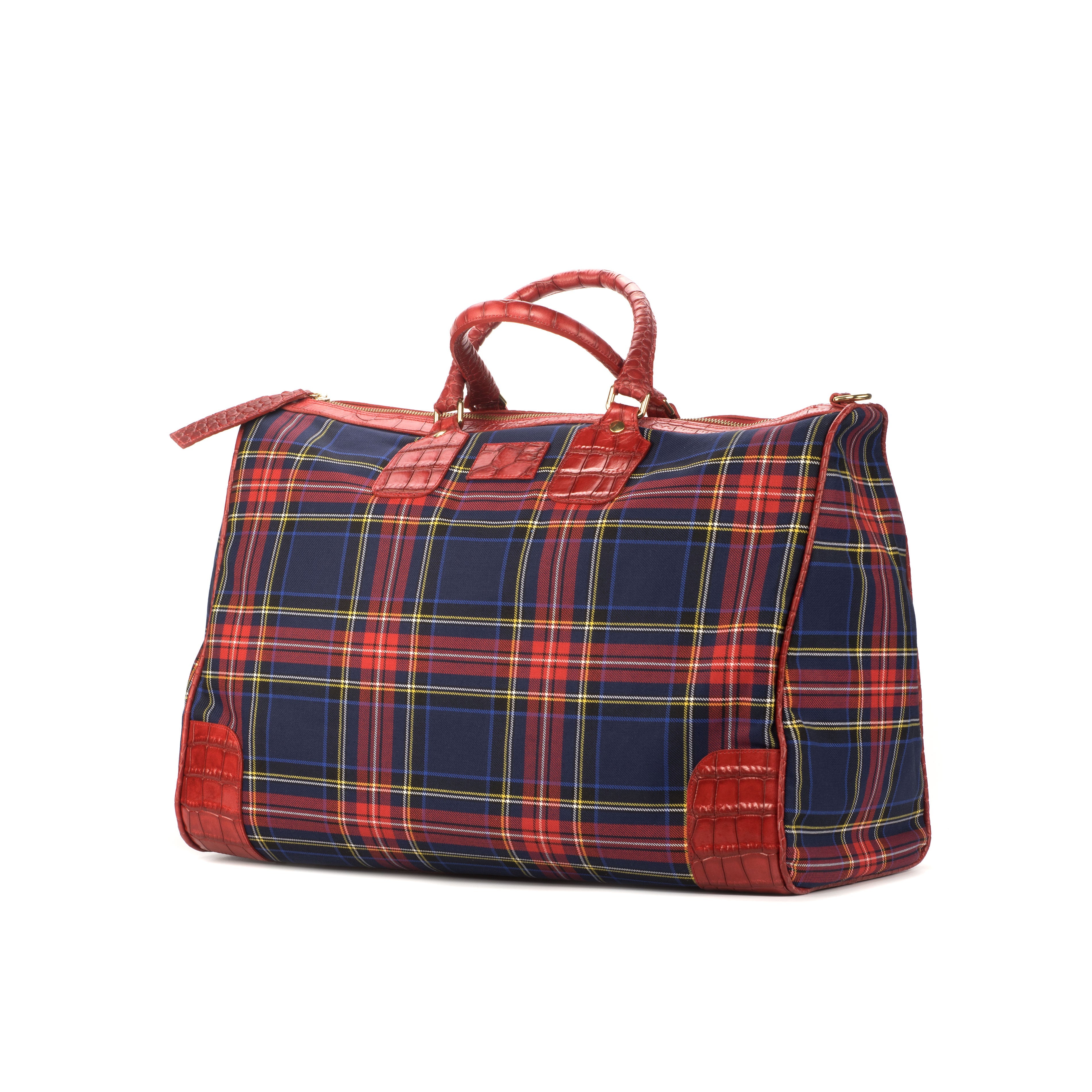 Tartan Red Weekender Bag Hemingway Tailors